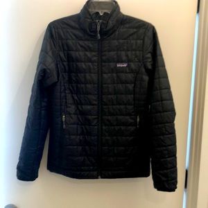 Patagonia W Sz M black nano puff jacket
